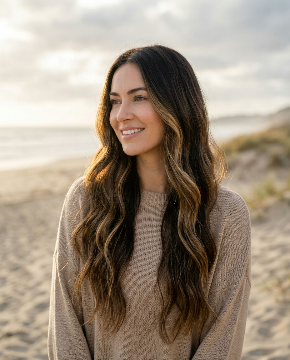 Soft Mocha Glaze for Everyday Brunette Wear