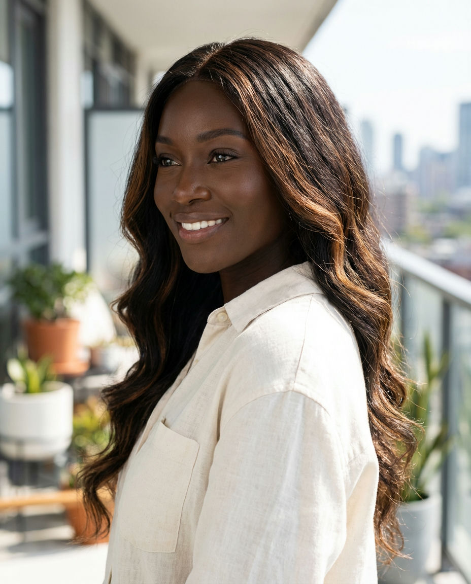 Sun-Drenched Chestnut Highlights for Outdoor Adventures