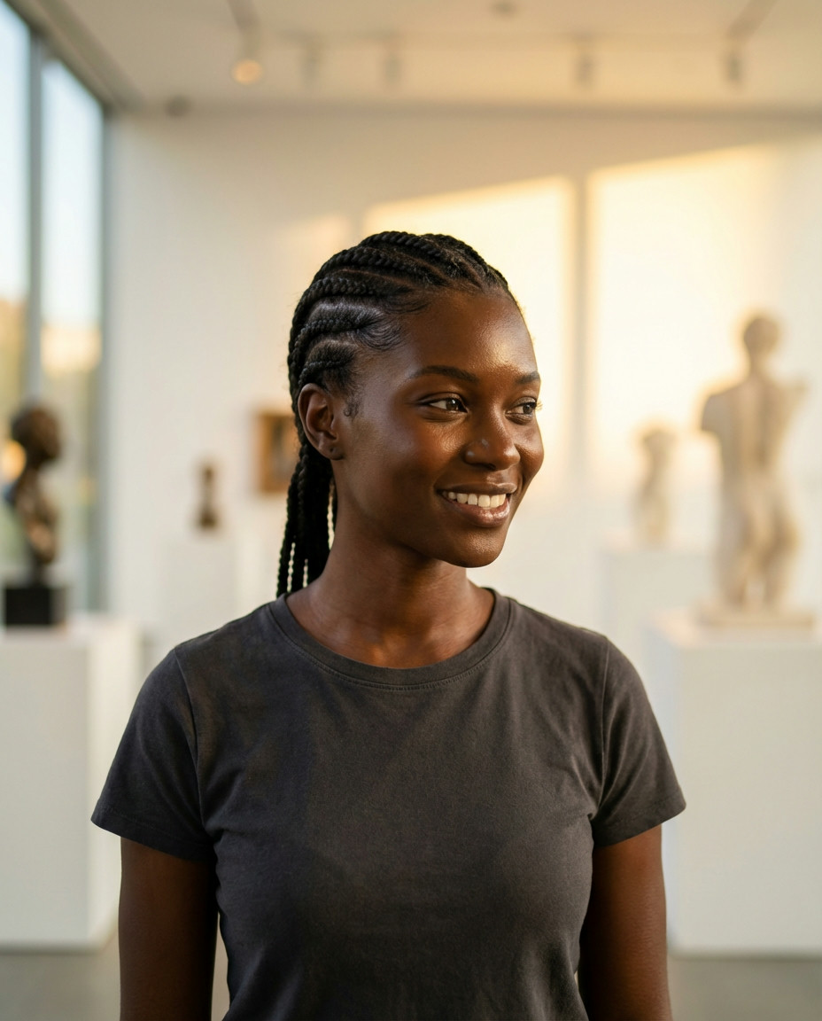 Fulani Cornrows with Braided Strands