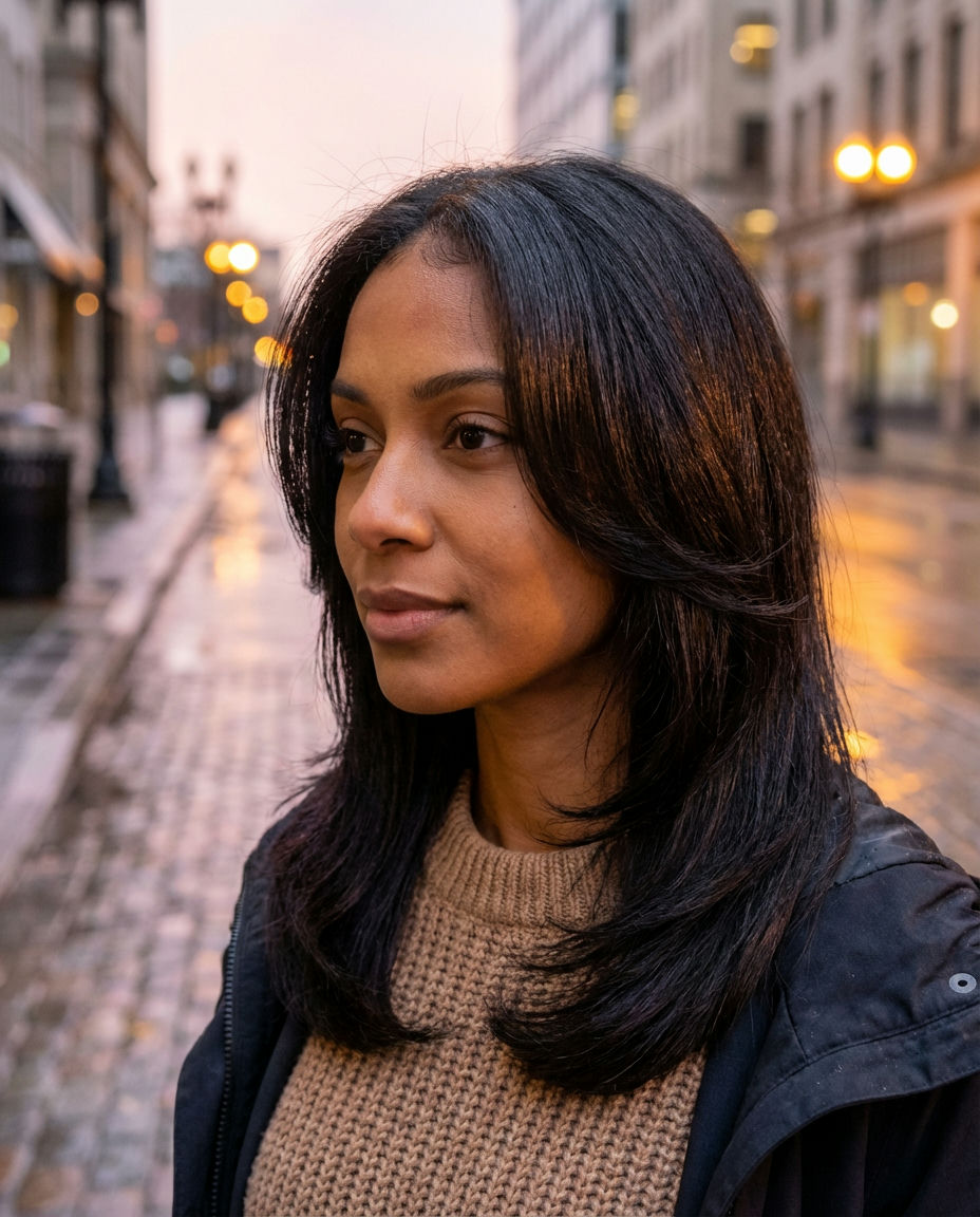 Modern Shag for Wavy Hair