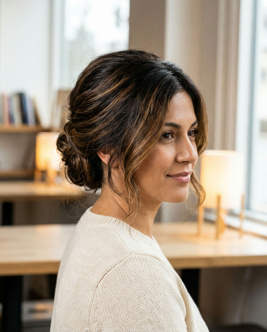 Beach-Ready Texture with Light Catching Brown Highlights