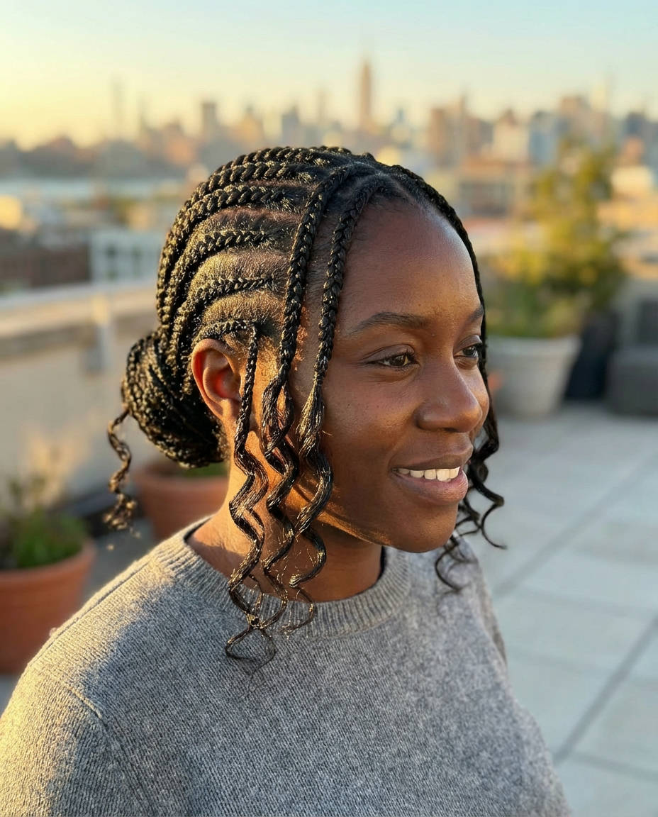 Feed-in-Cornrows-with-Marley-Hair
