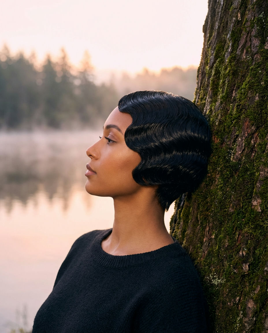 Bowl Cut with Undercut Detail