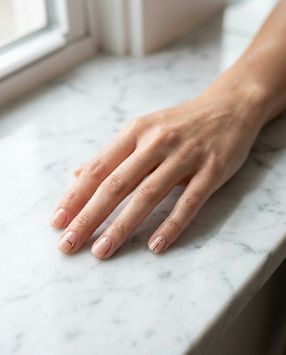 Cashmere Nude with Gold Flecks