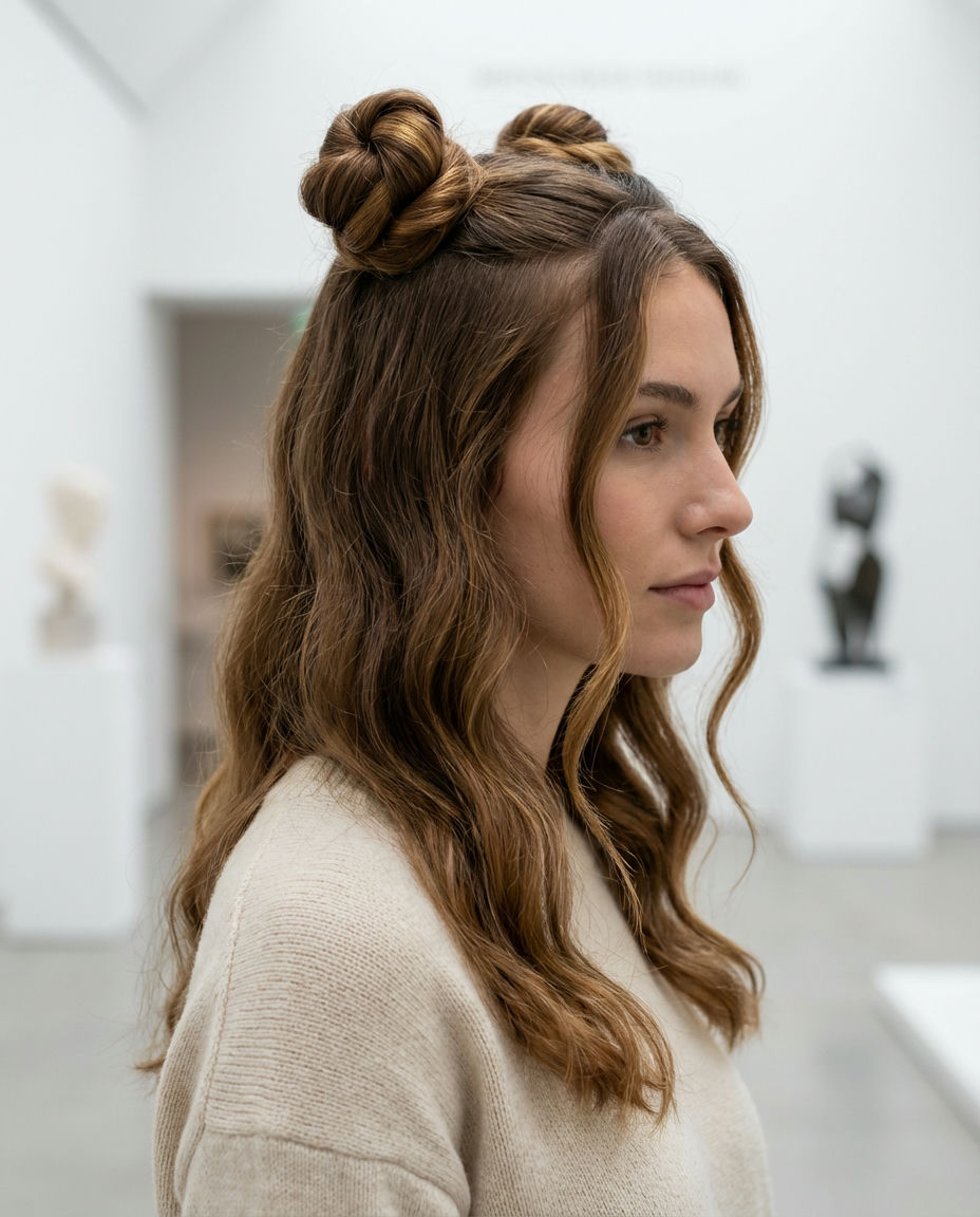 Ballerina Bun for Short Hair