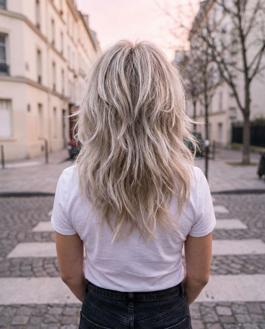 Ethereal White Blonde Pixie