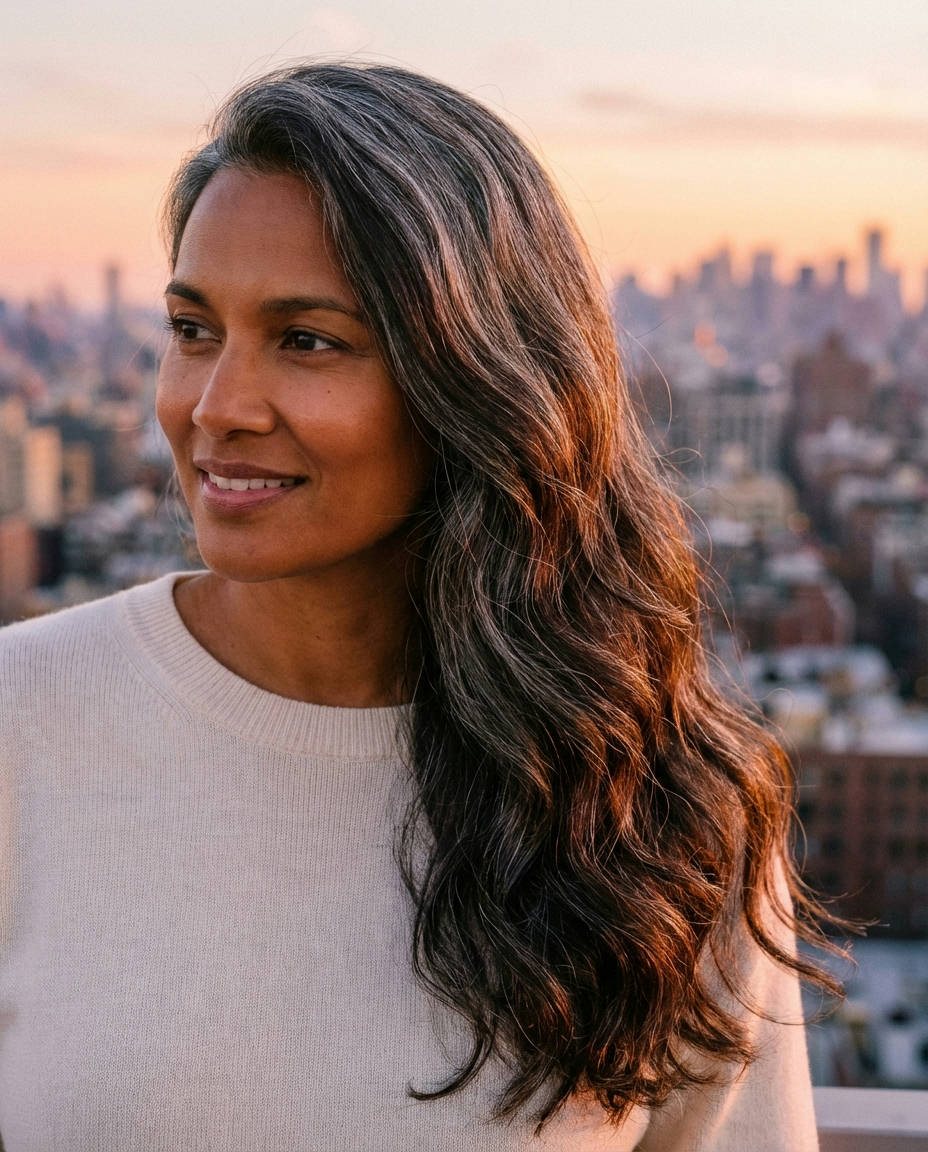 Sunkissed Ends Brightening Everyday Brunette Styles