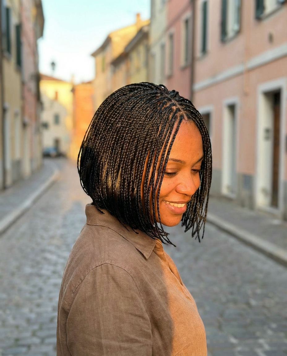 Mini Dutch Braids (Black Women)
