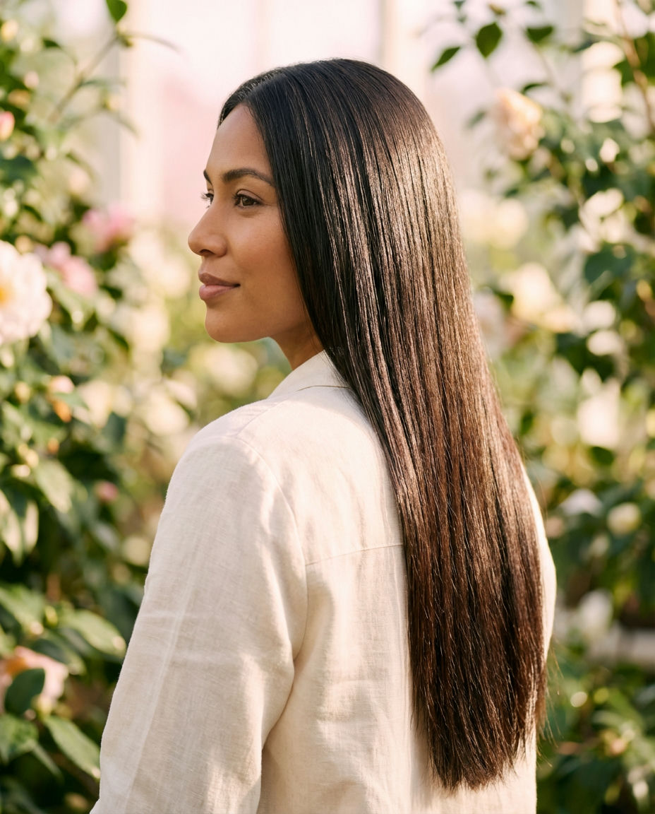 Side Part with One Side Tucked
