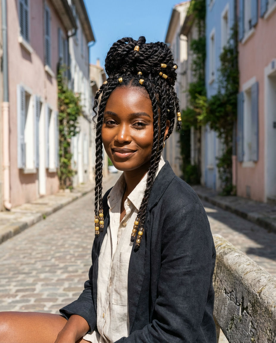 Half Wig Fulani Braids for Seamless Blending