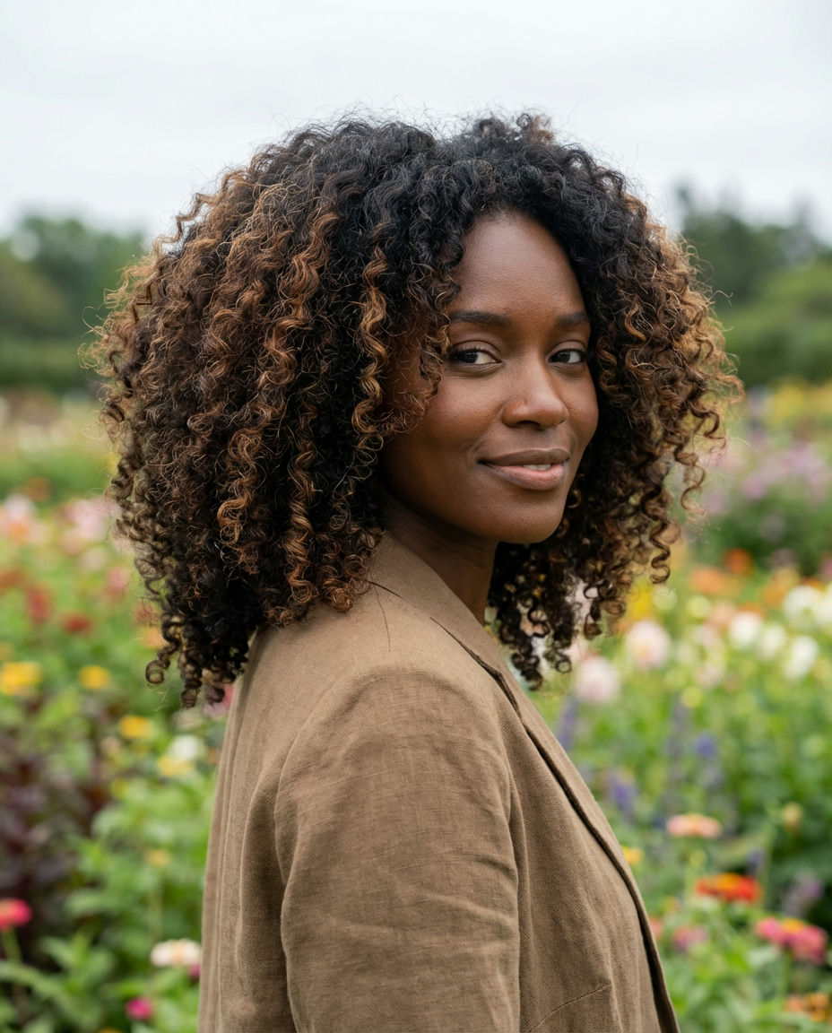 Calico Depth Perception: Multi-Tonal Curly Definition