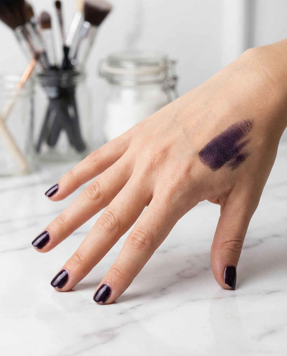 Deconstructed French Tip Grunge
