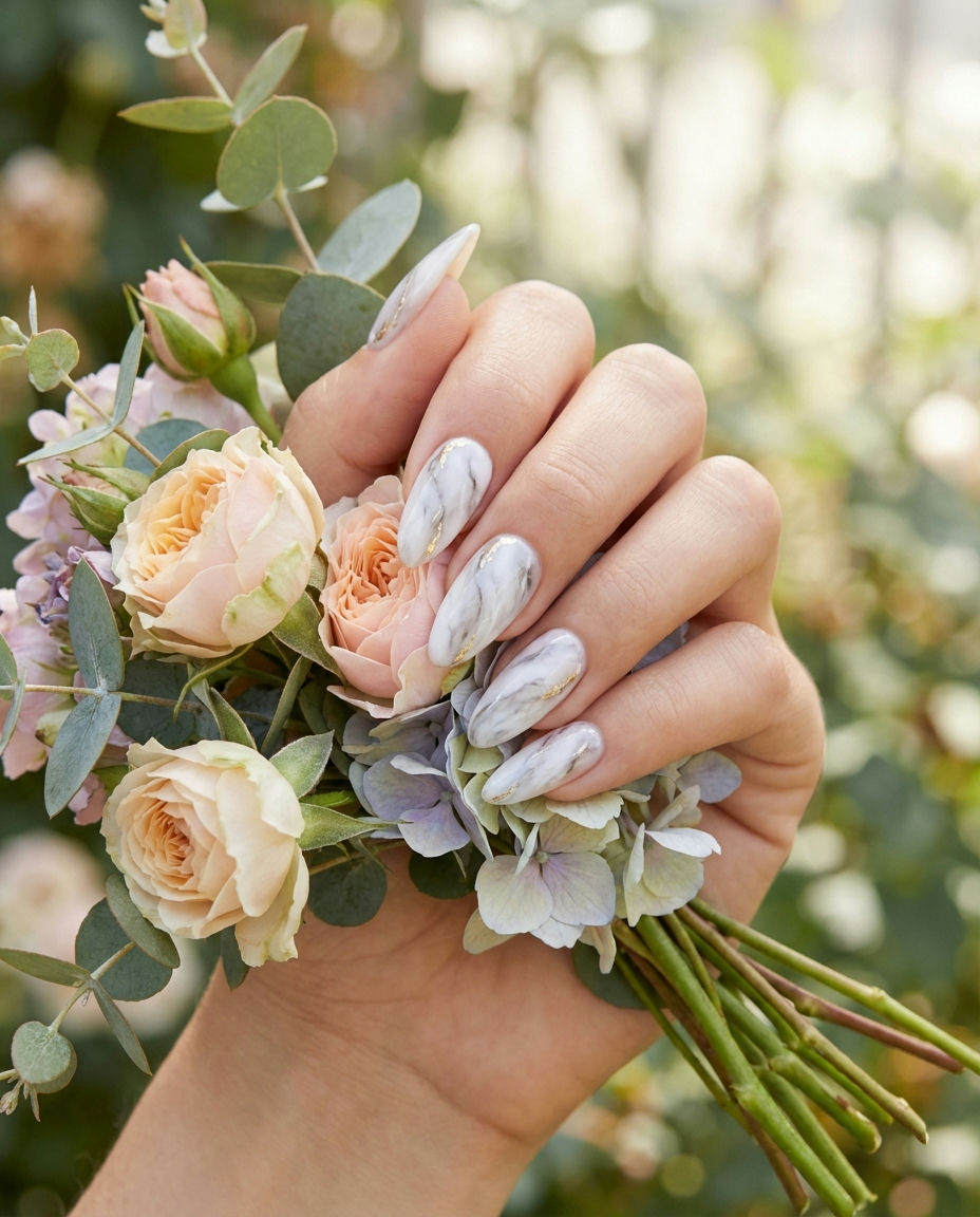Matte Forest Green Gel Nails for Outdoor Adventures