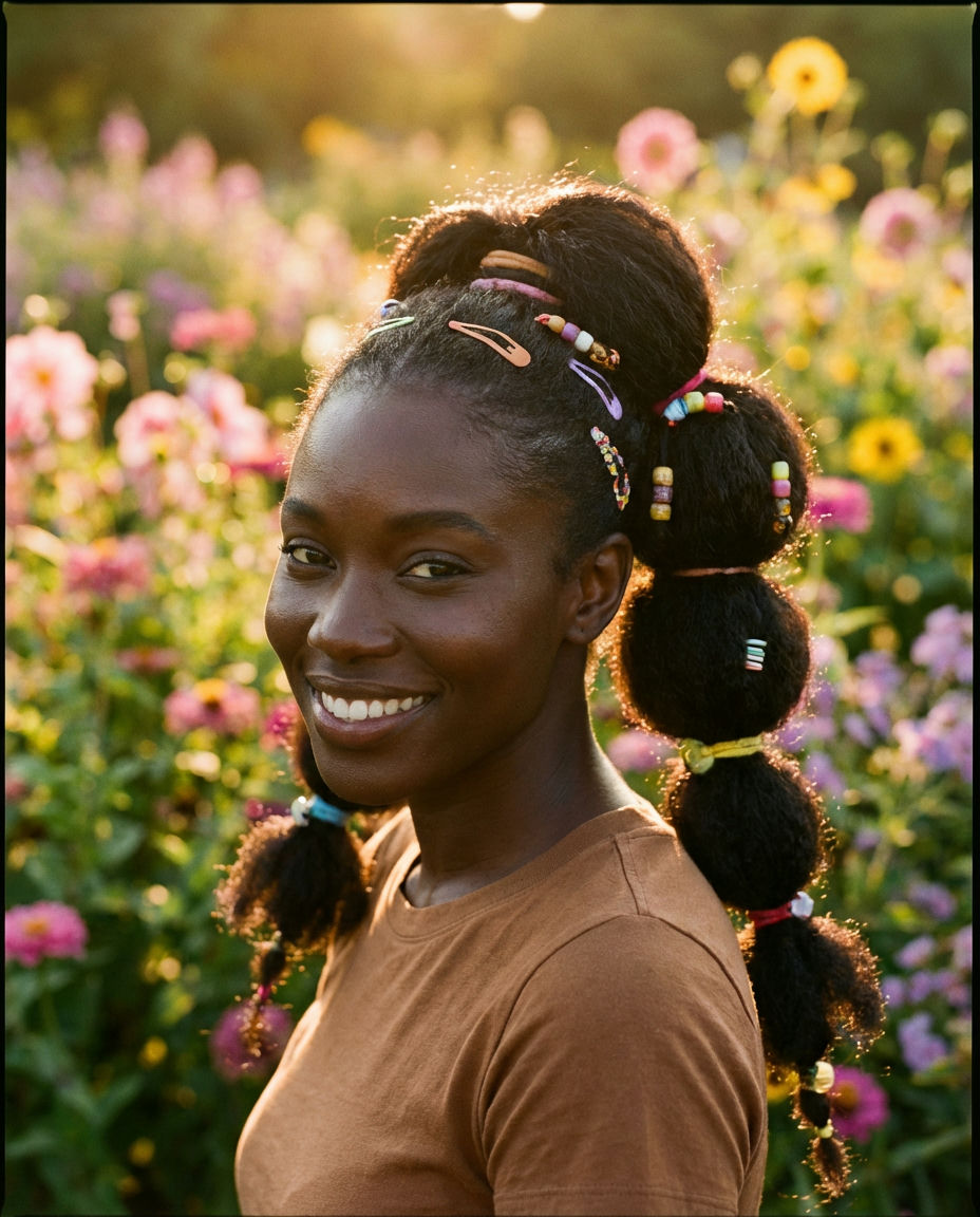 Chic Ponytail for a Wedding with Delicate Veil