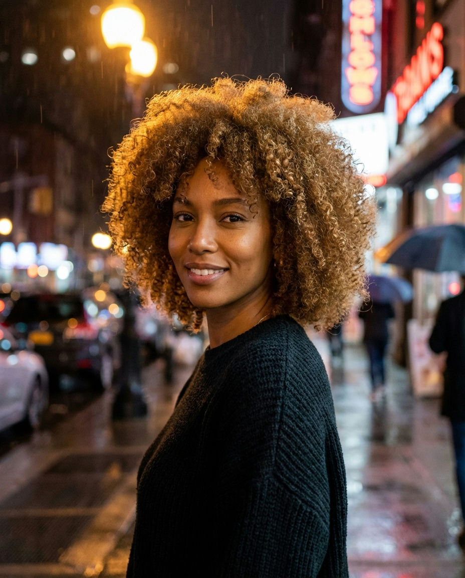Honey Brown Ringlets for Curly Hair