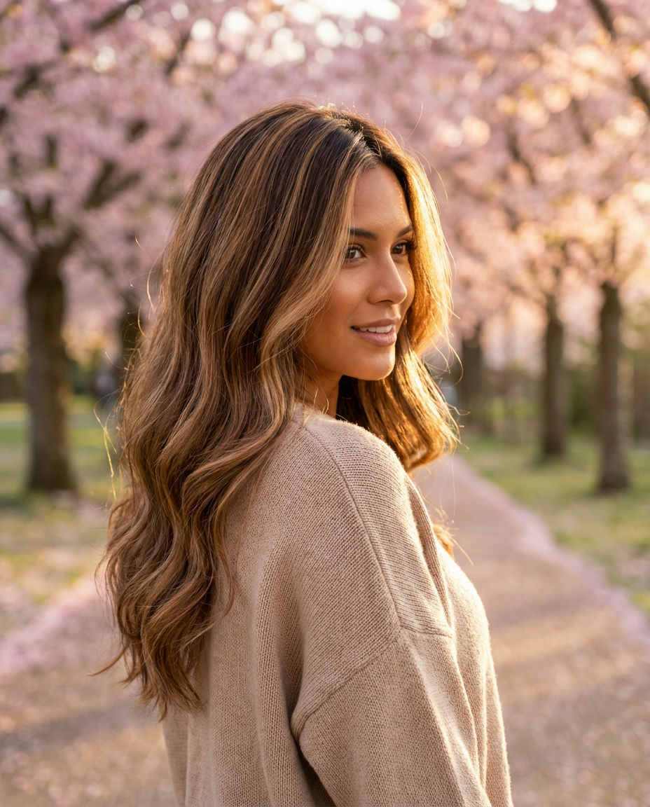 Rich Calico Lowlights: Blended Ombre for Movement