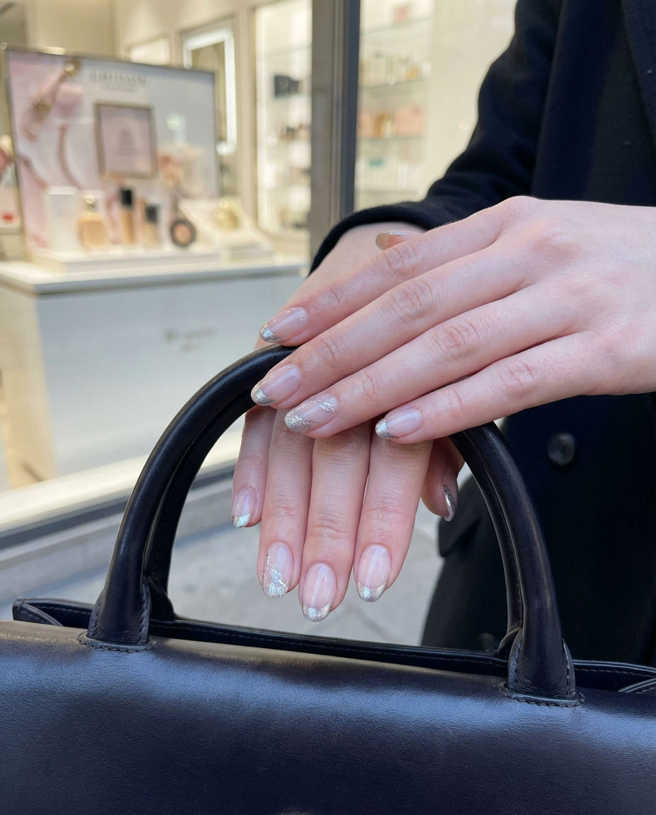 Airy Nude Pink Short Nails Everyday Luxury