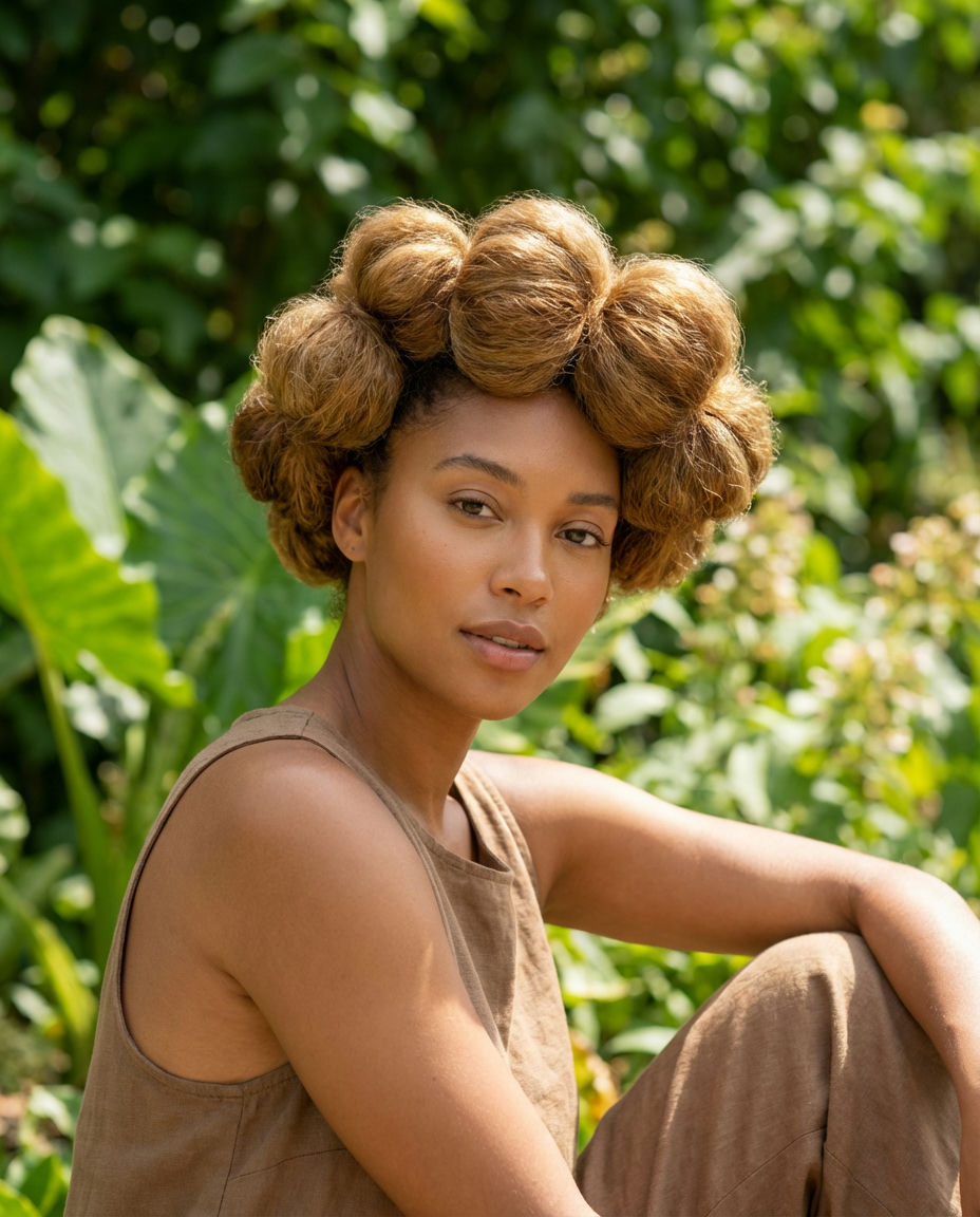 The Textured Messy Bun for Fine Hair