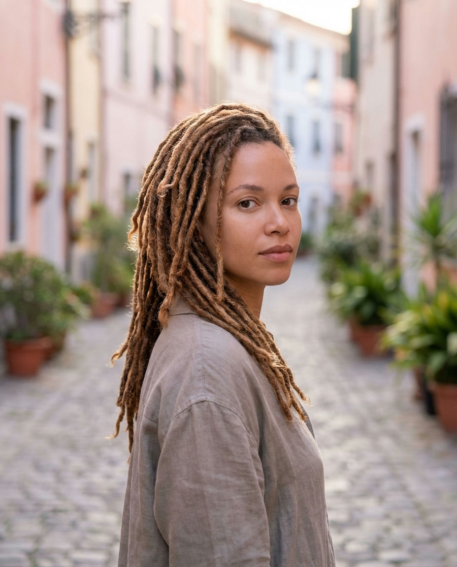 Curly Faux Locs (Boho Style)