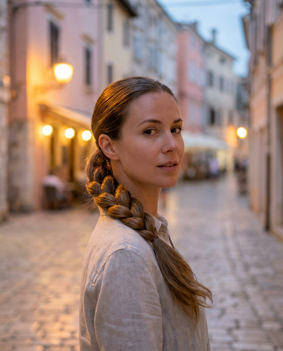 Half-Up Top Knot with Cascading Curls