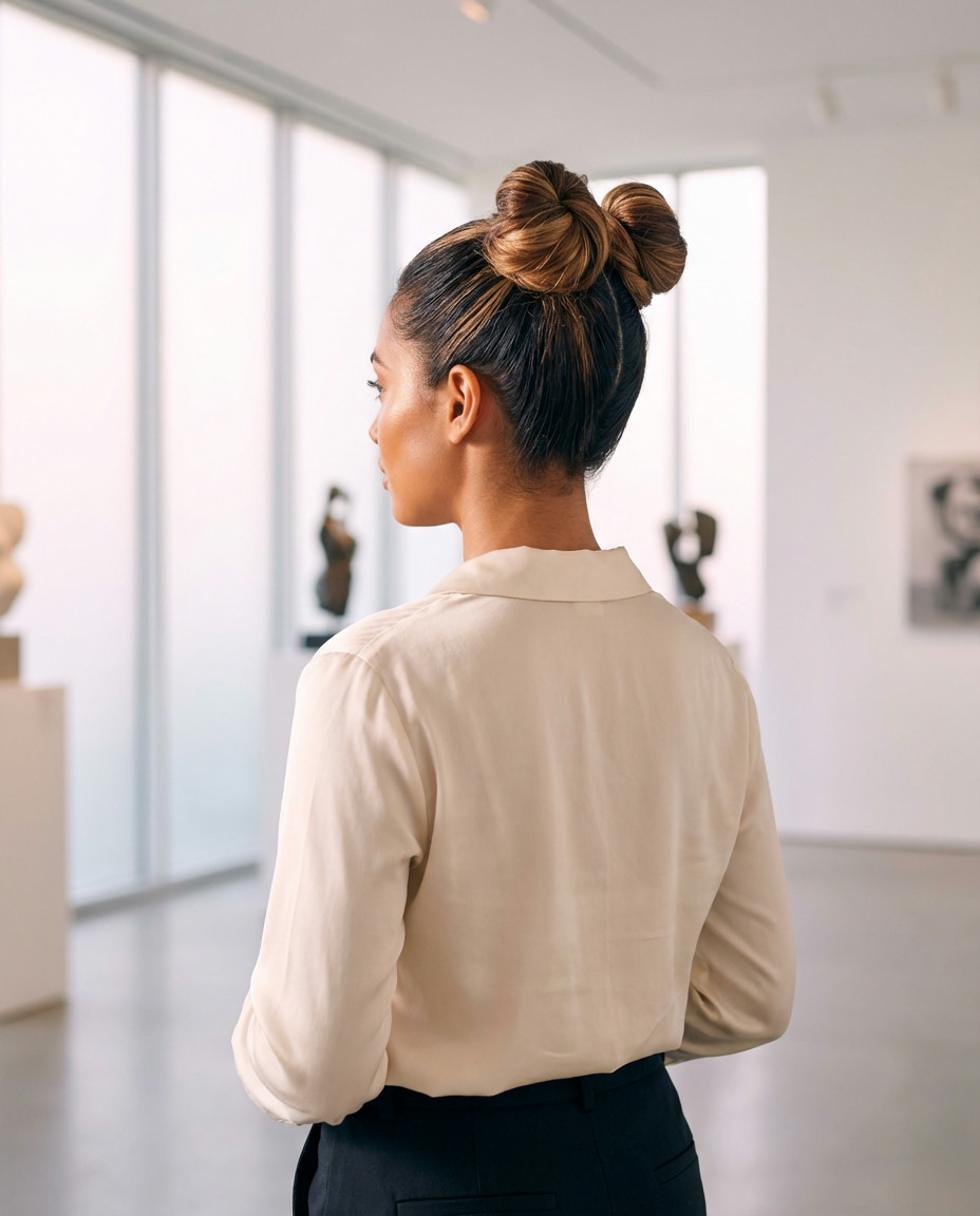 Braided Crown Bun