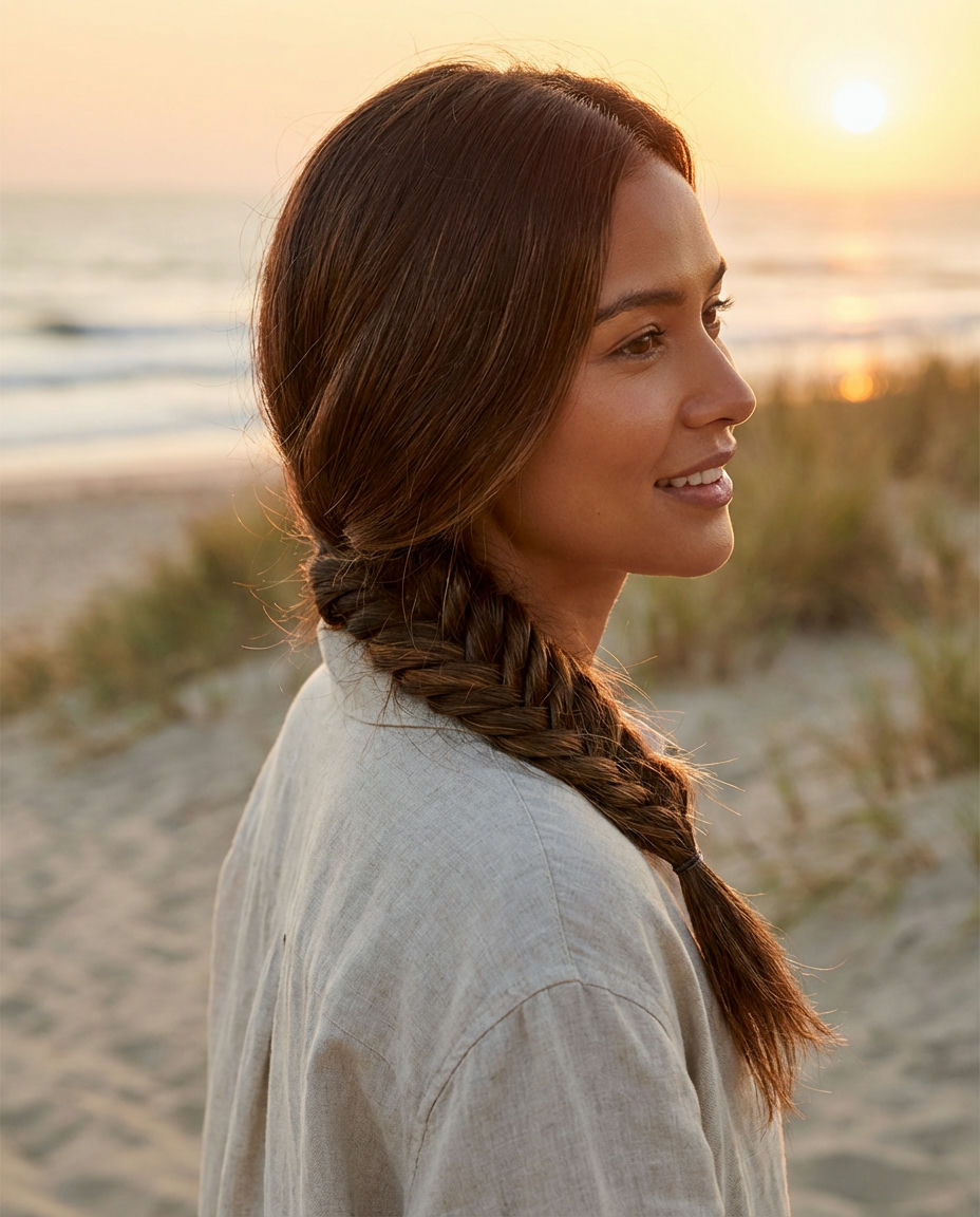 Wispy Bangs with a High Ponytail