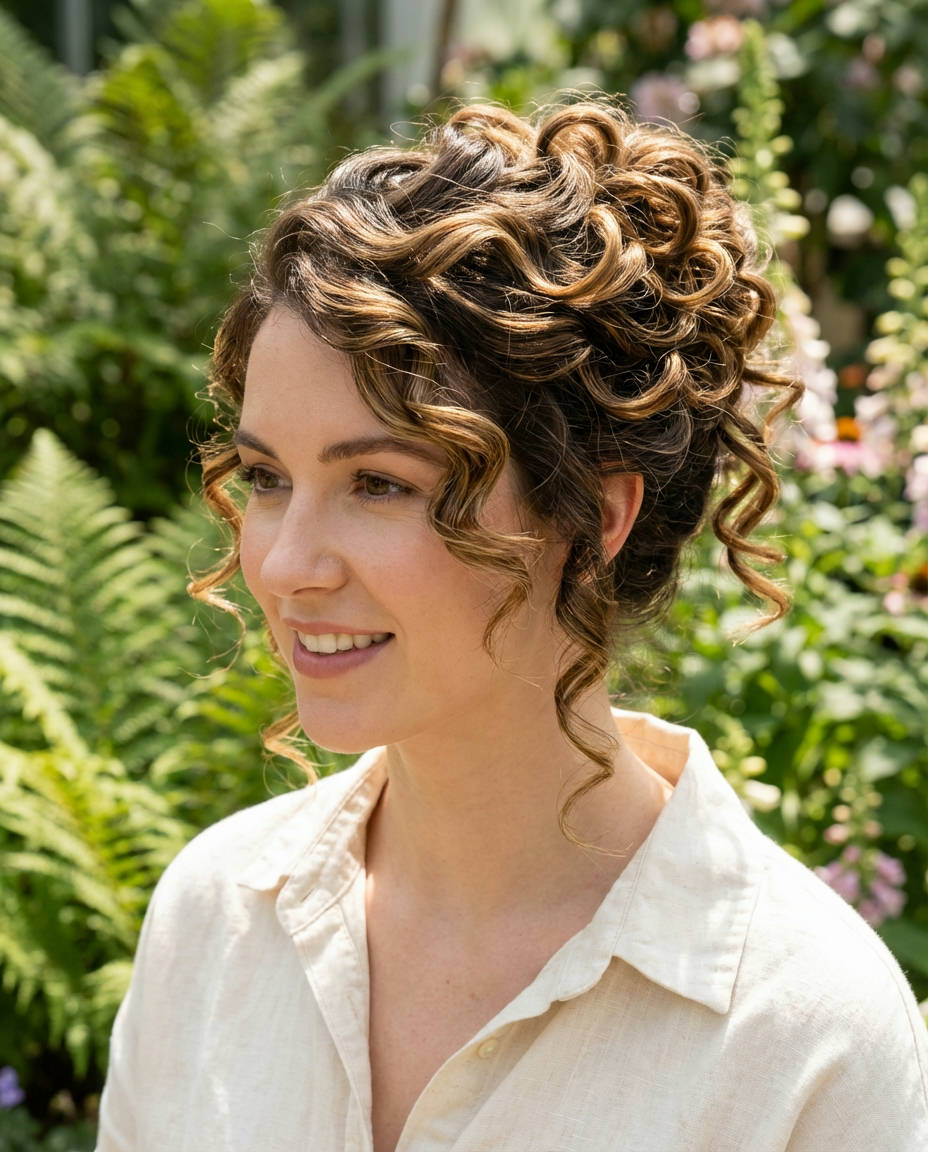 Defined Spiral Curls