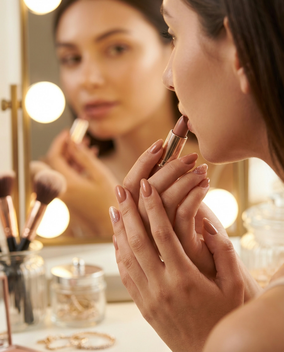 Warm Brown Ombre Nude