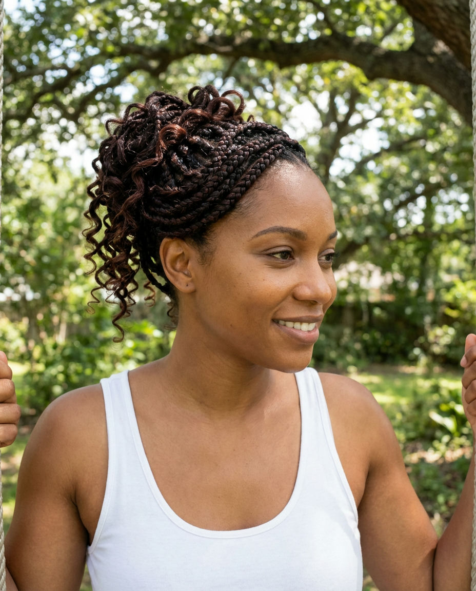 Double Puff Updo
