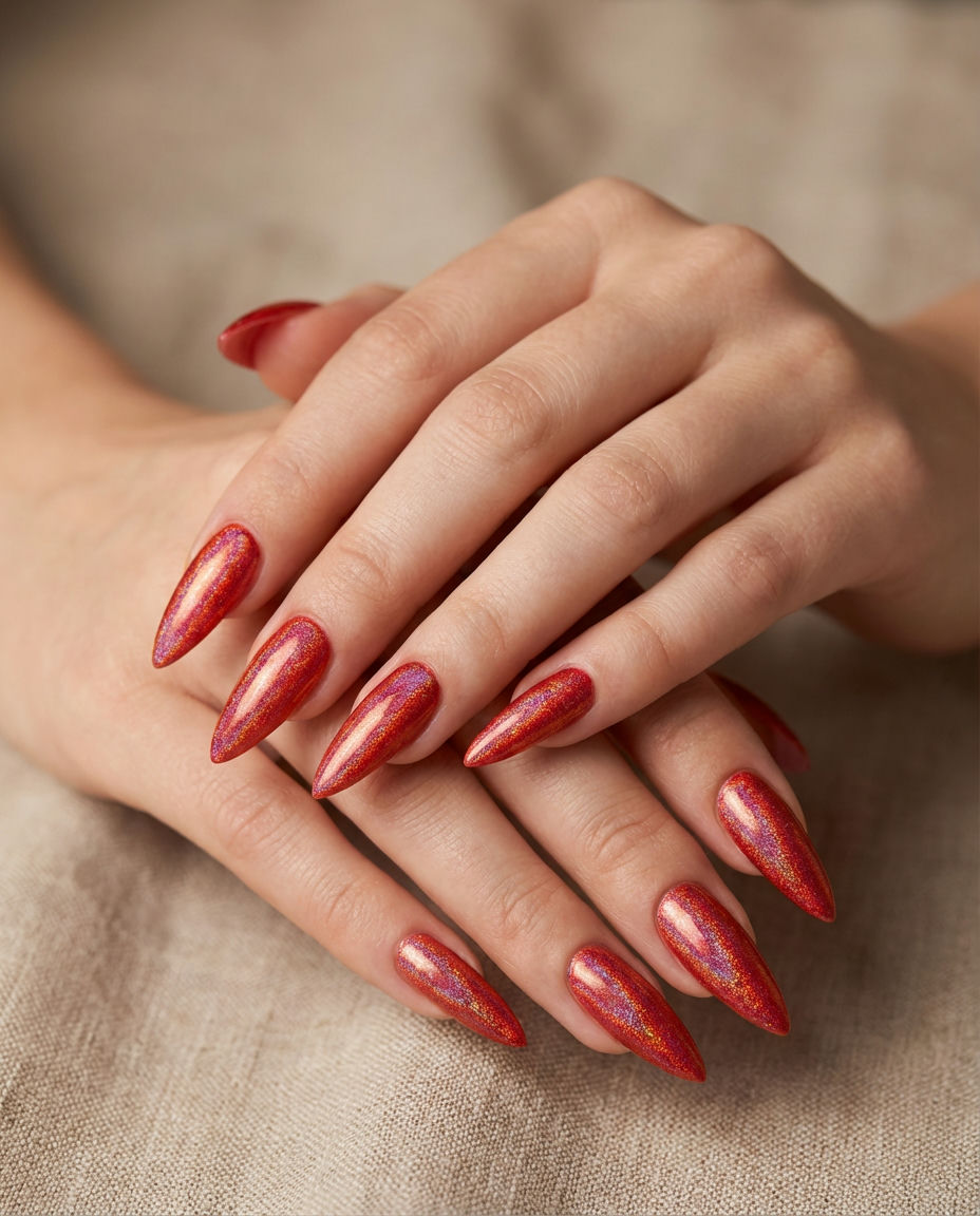 Red Marble Swirls