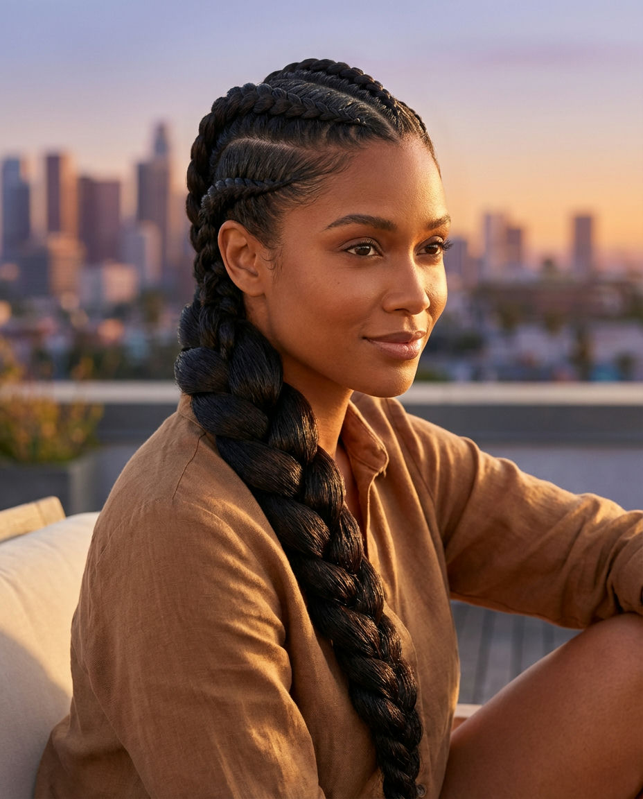 Ombre Cornrows