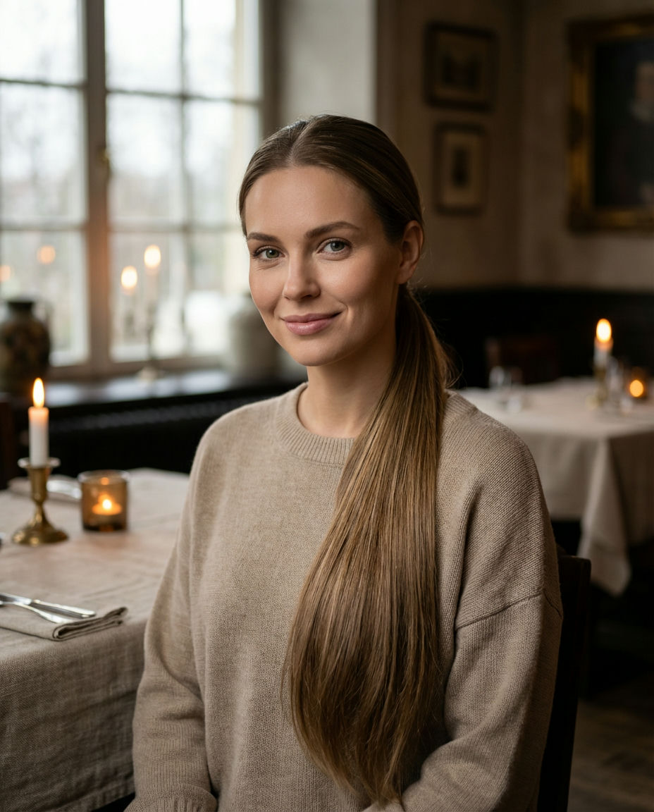 Braided Ponytail with Unique Weave Details