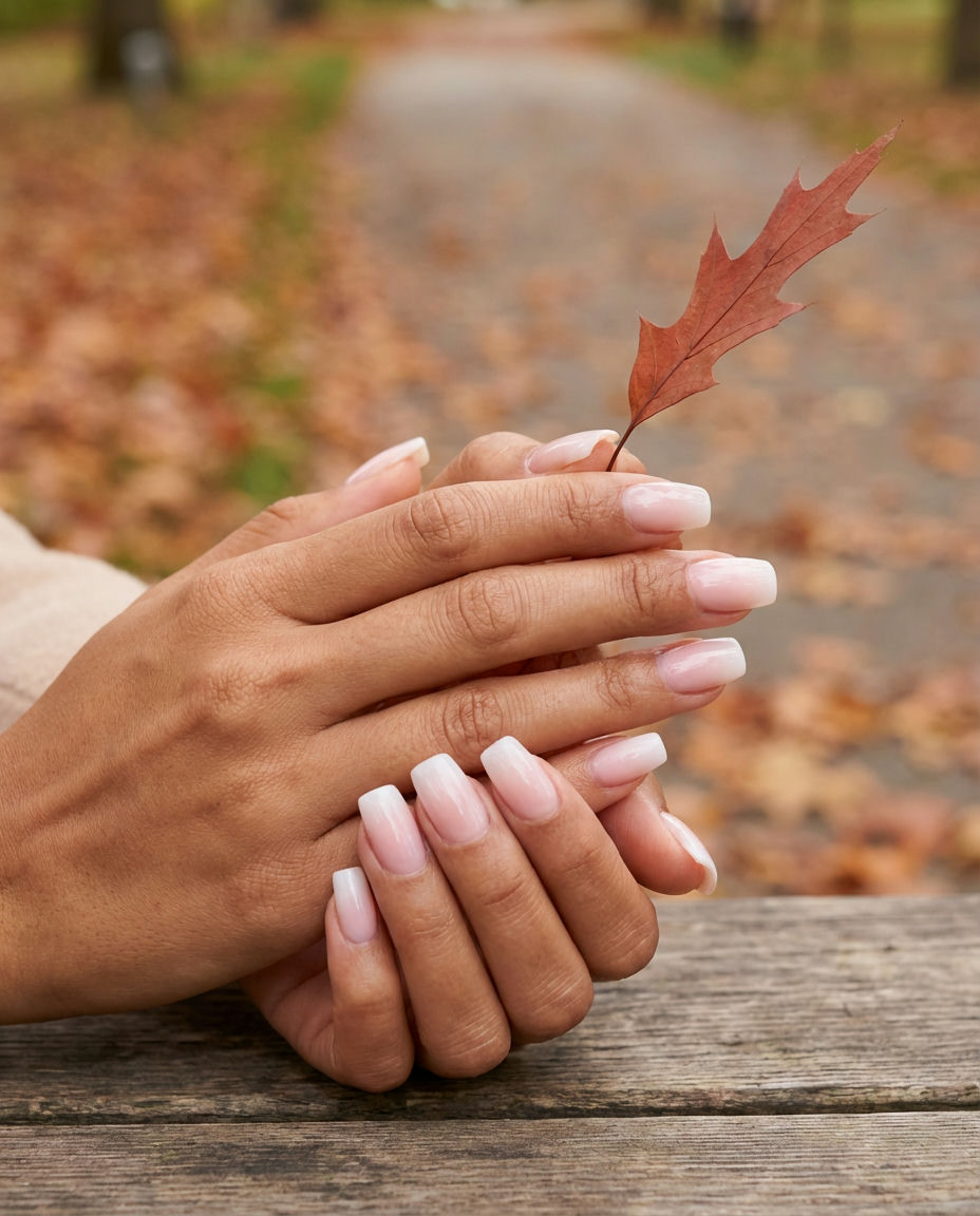 Soft Pink Ombre Squares