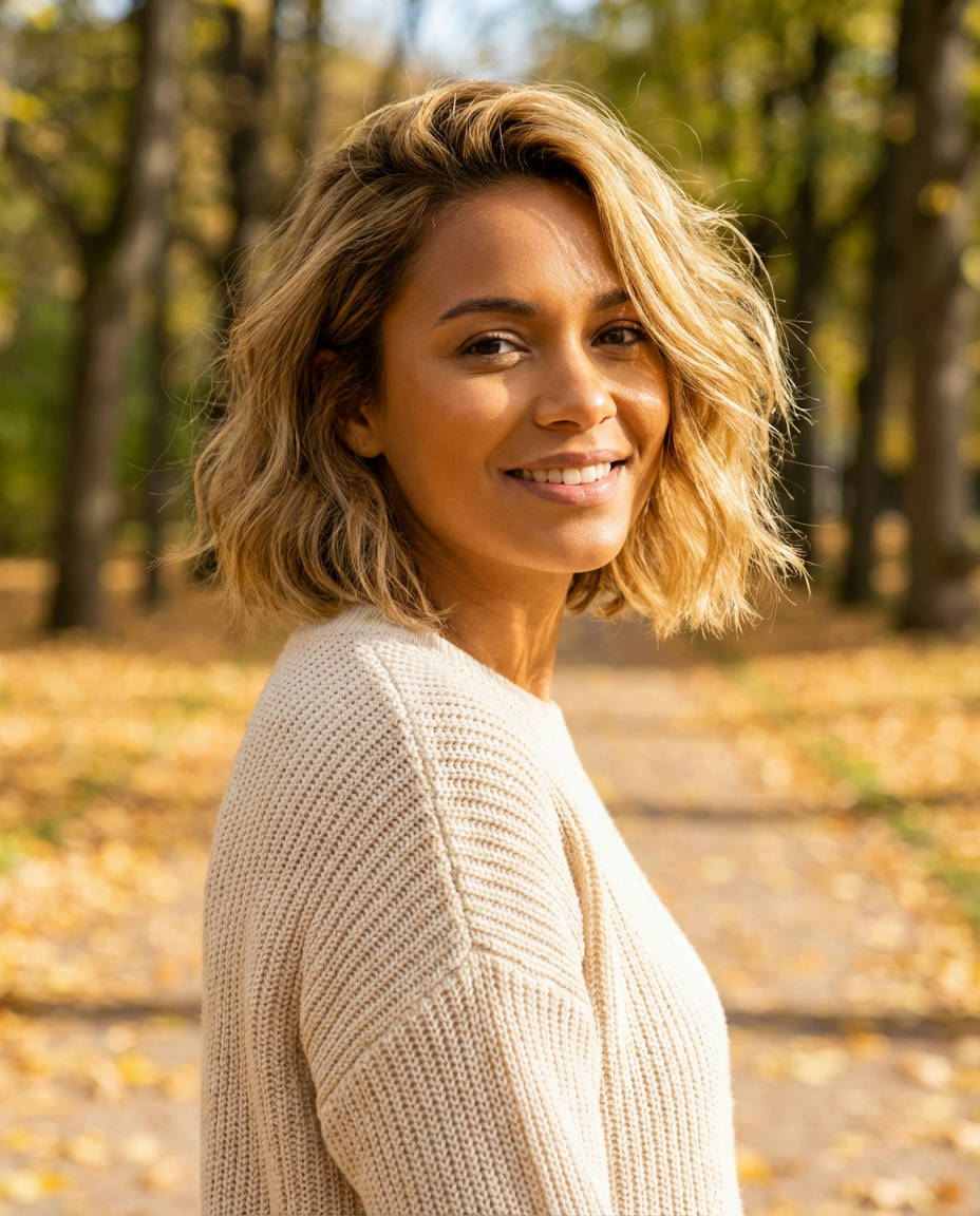 Asymmetrical Long Bob