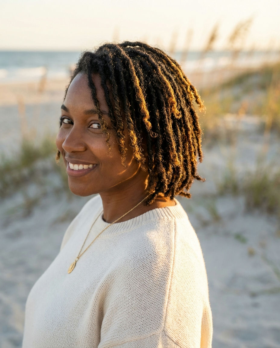 Short and Sassy Spiked Locs