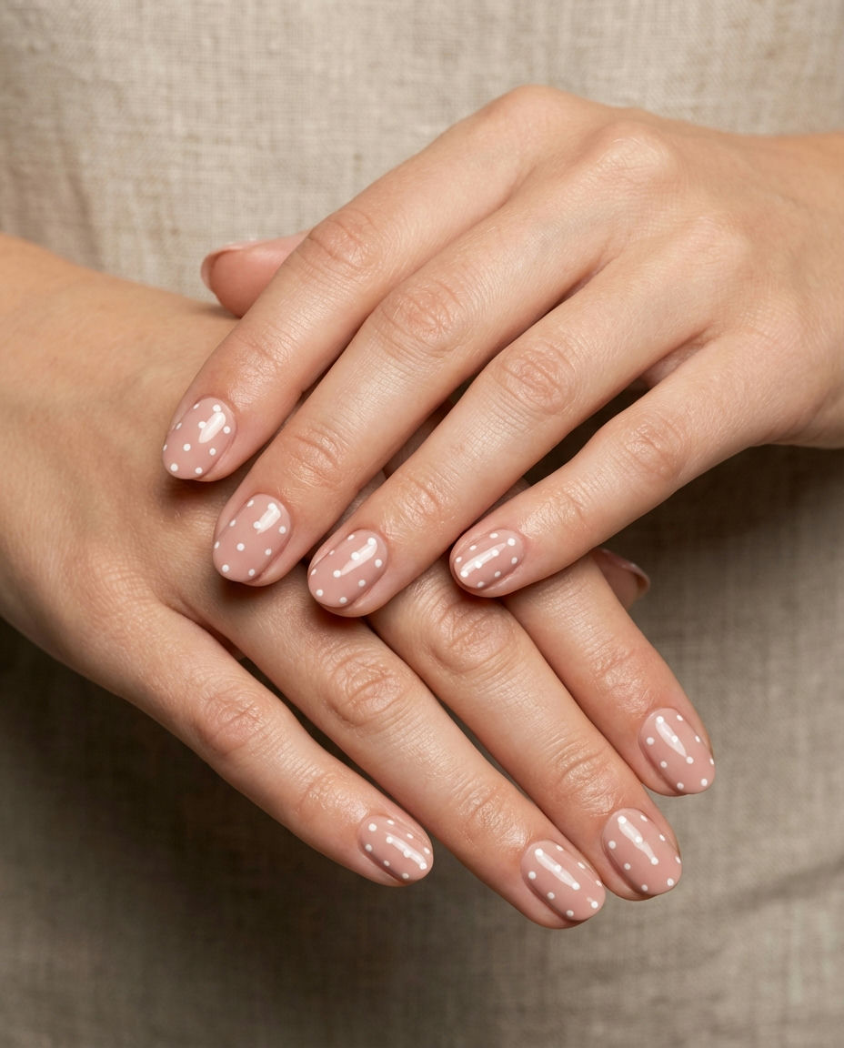 Nude with a Single Pearl Embellishment