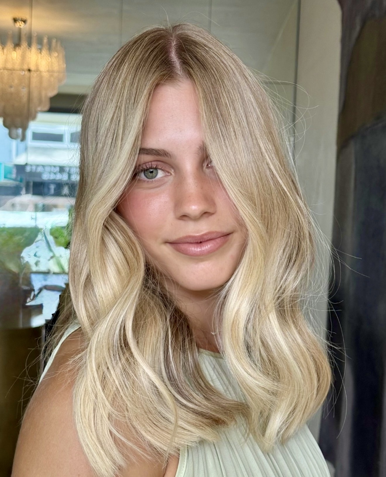 Beachy Blonde Waves With Face-Framing Layers