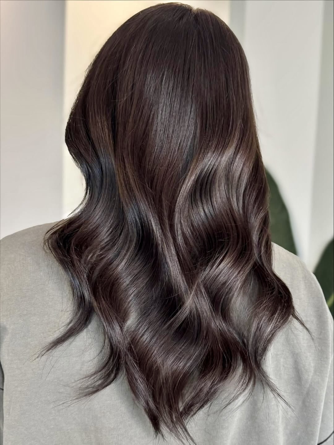 Rich Espresso Brunette With Wavy Texture