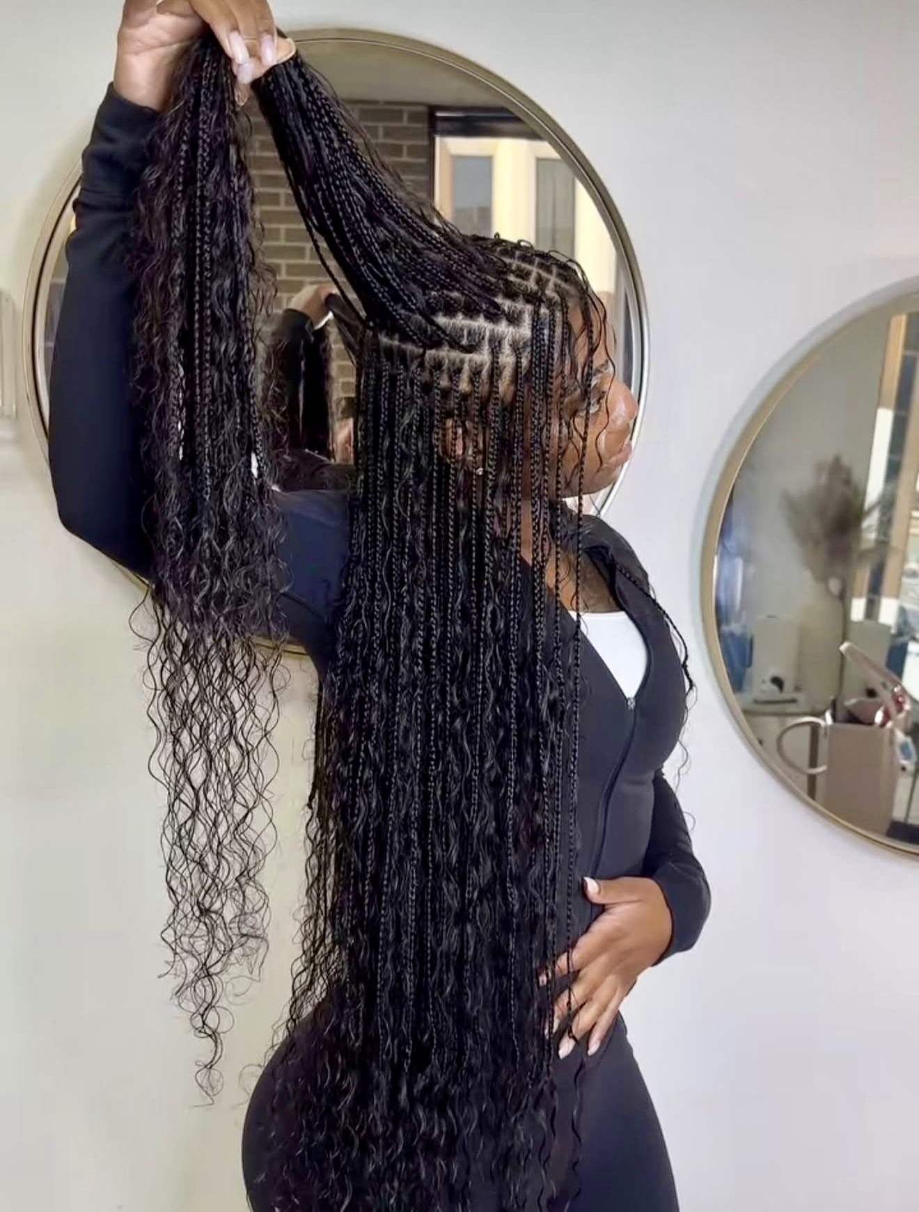 Boho Mermaid Butterfly Braids With Loose Waves