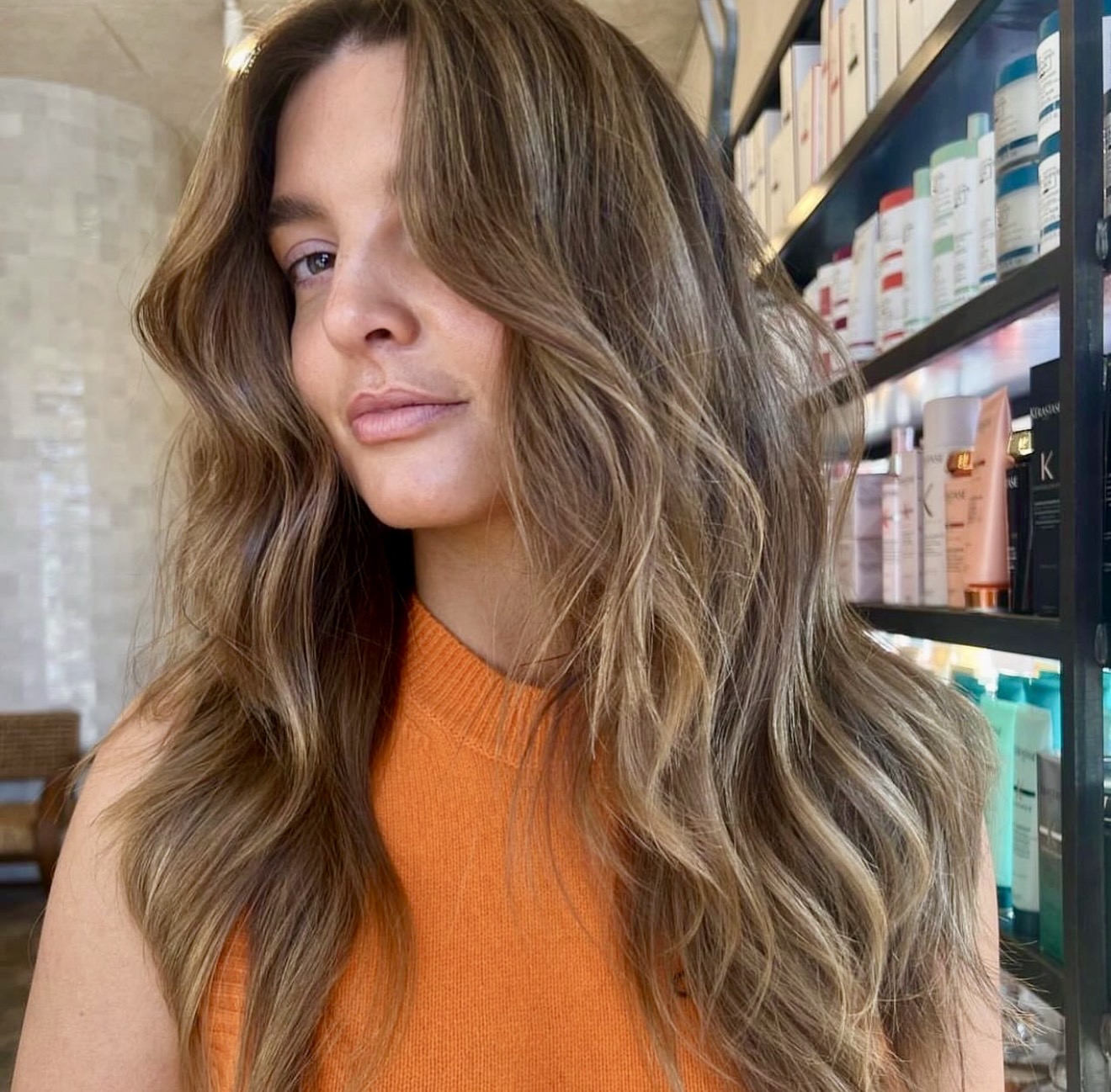 Bronde Balayage With Loose S-Waves