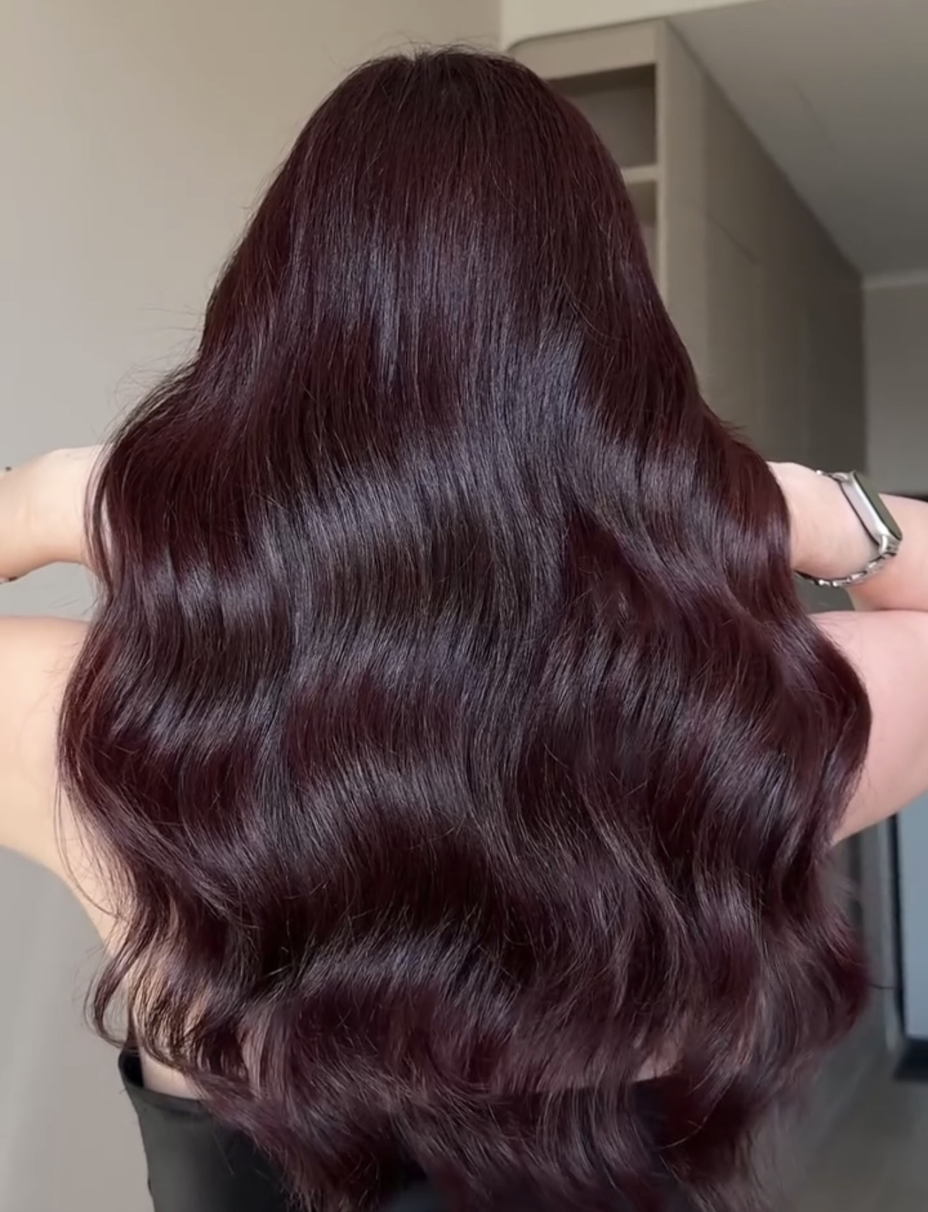 Burgundy Waves With Cherry Cola Undertones