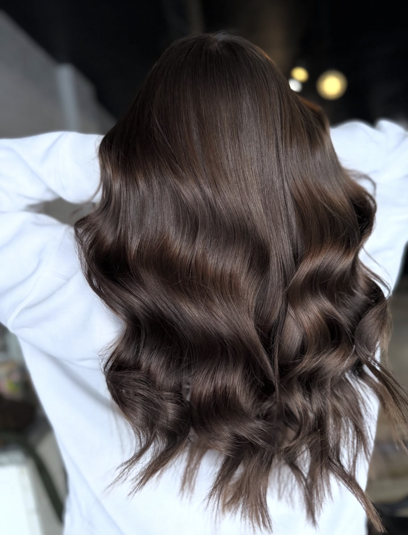 Chocolate Brown Waves With Subtle Dimension