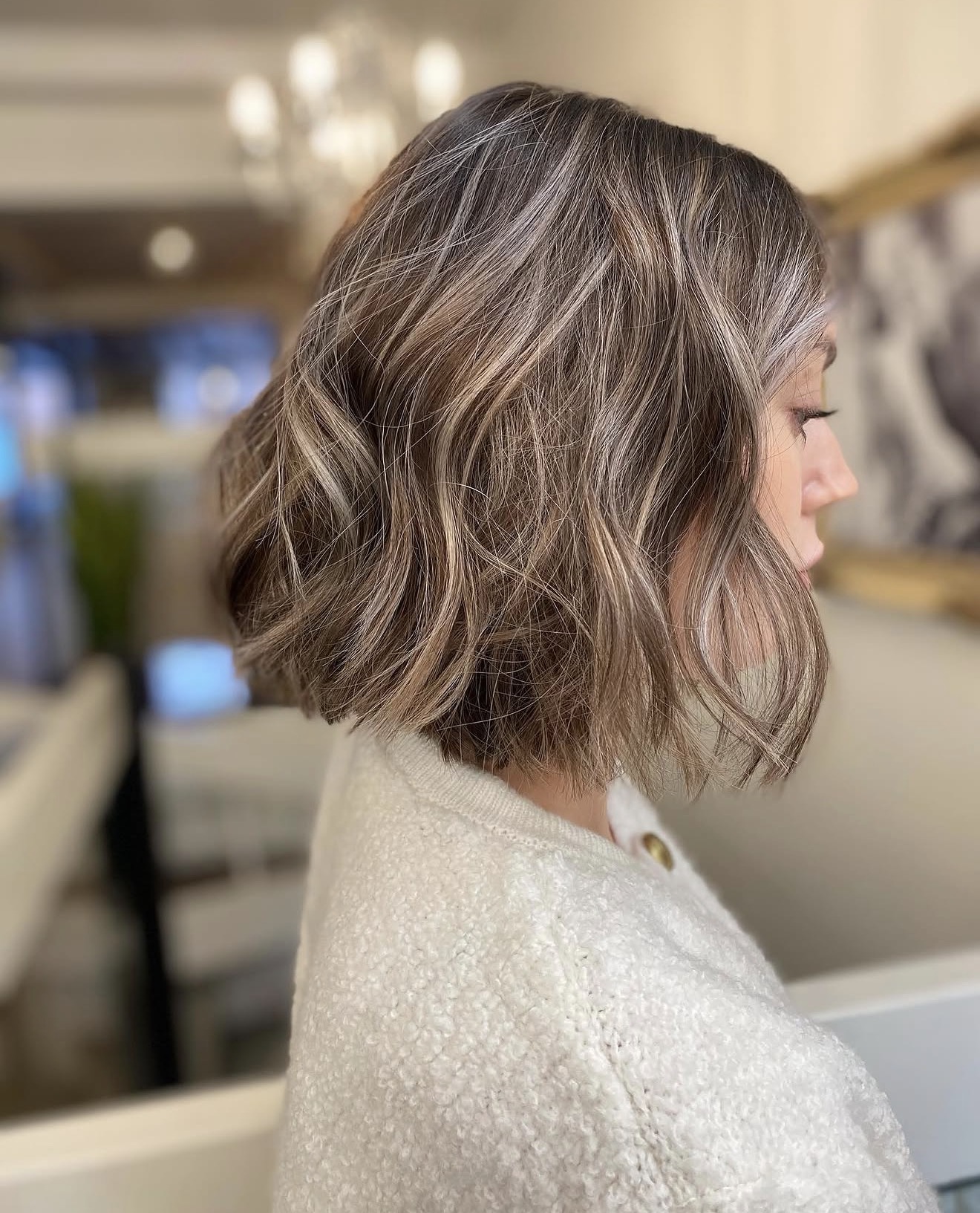 Chocolate Melted Balayage With Soft Golden Highlights