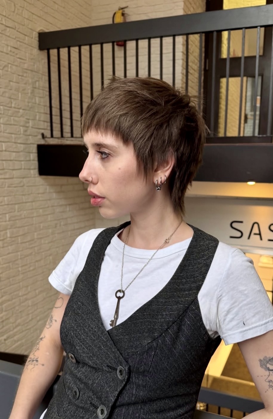 Choppy Pixie Cut With Textured Micro Bangs