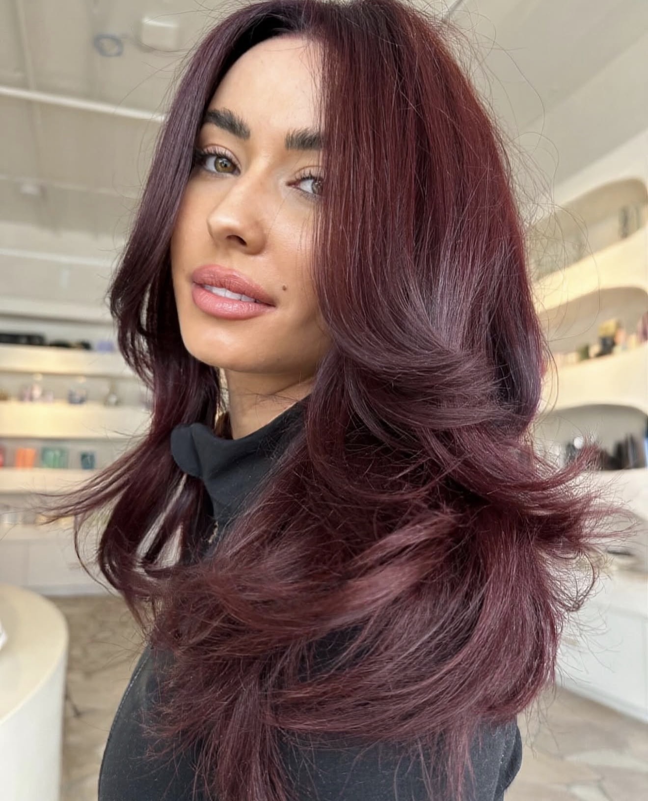 Deep Cherry Cola Waves Add Volume