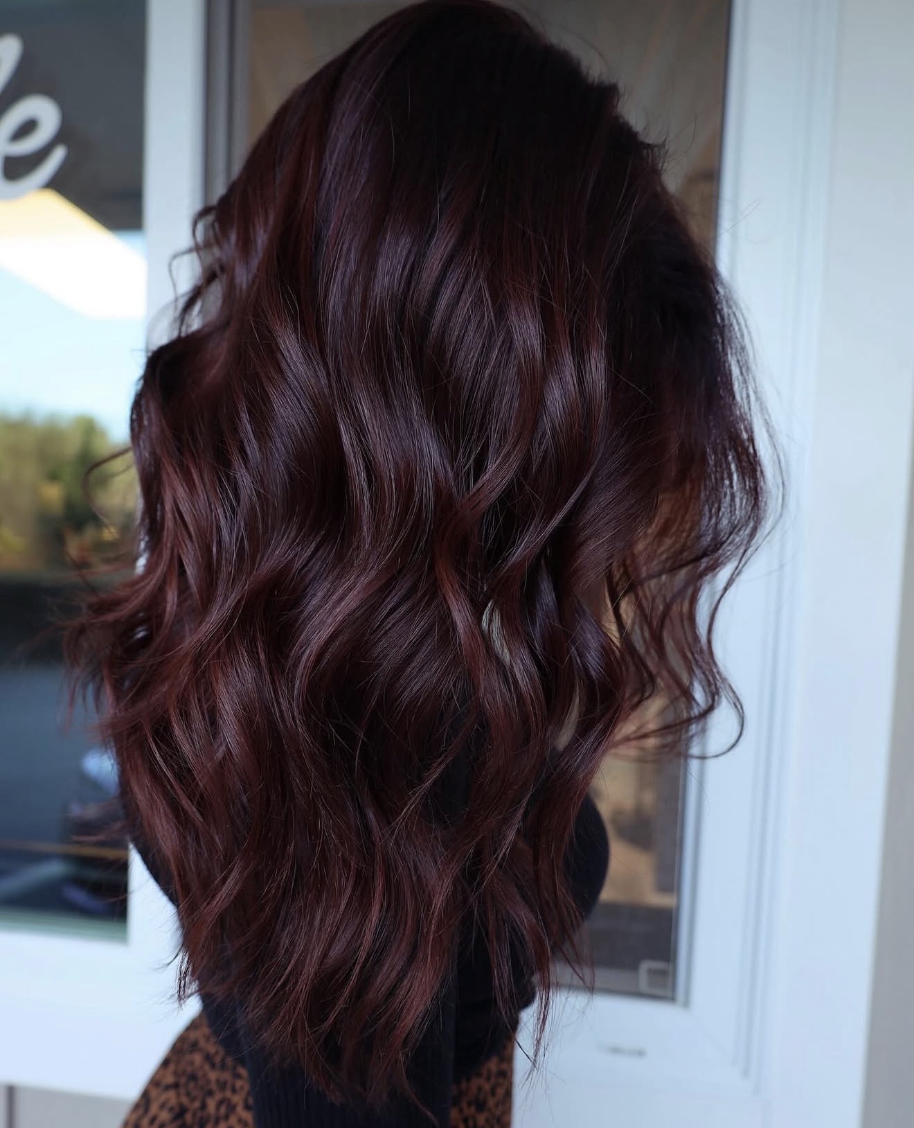 Deep Cherry Cola Waves For Fall