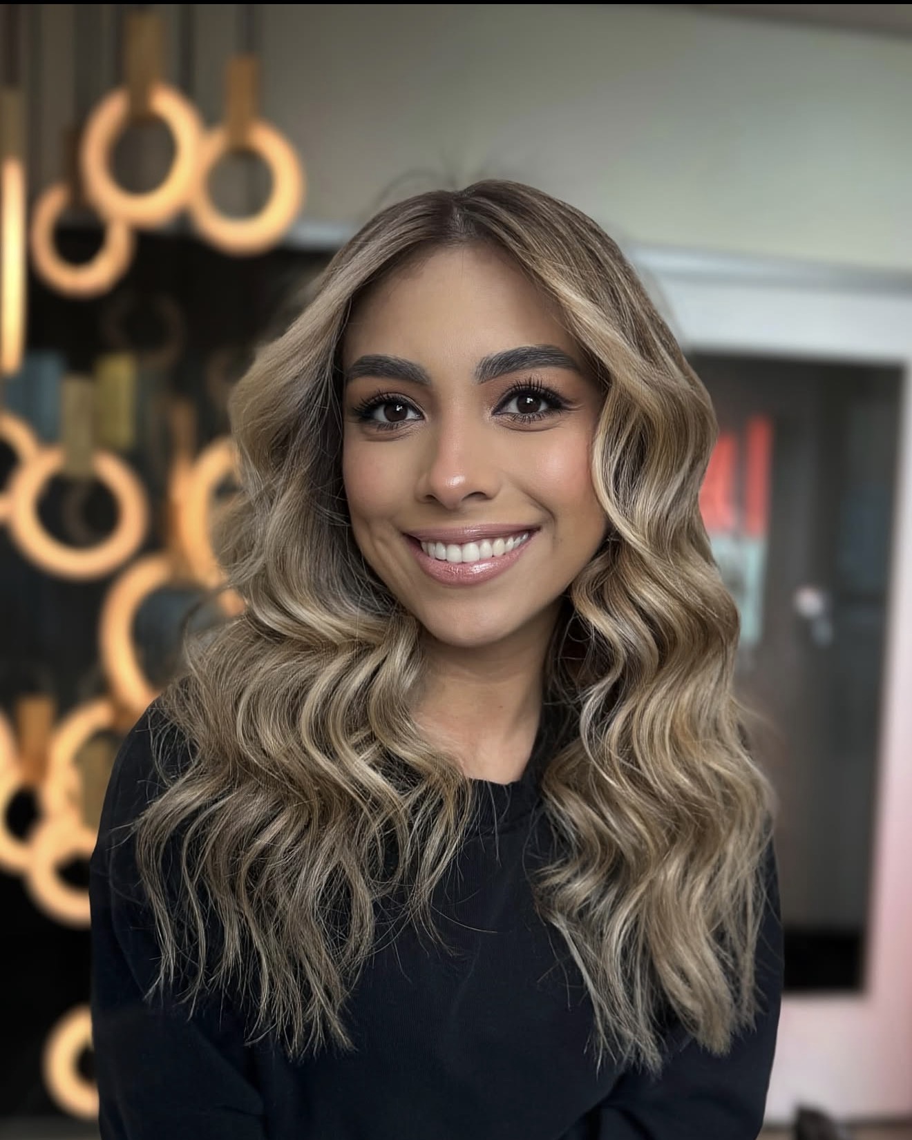 Effortless Beachy Waves Dirty Blonde Balayage