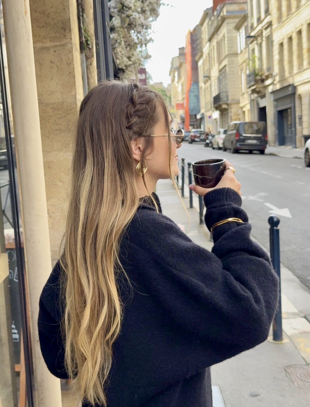 Effortless Braided Accent With Honey Blonde Waves