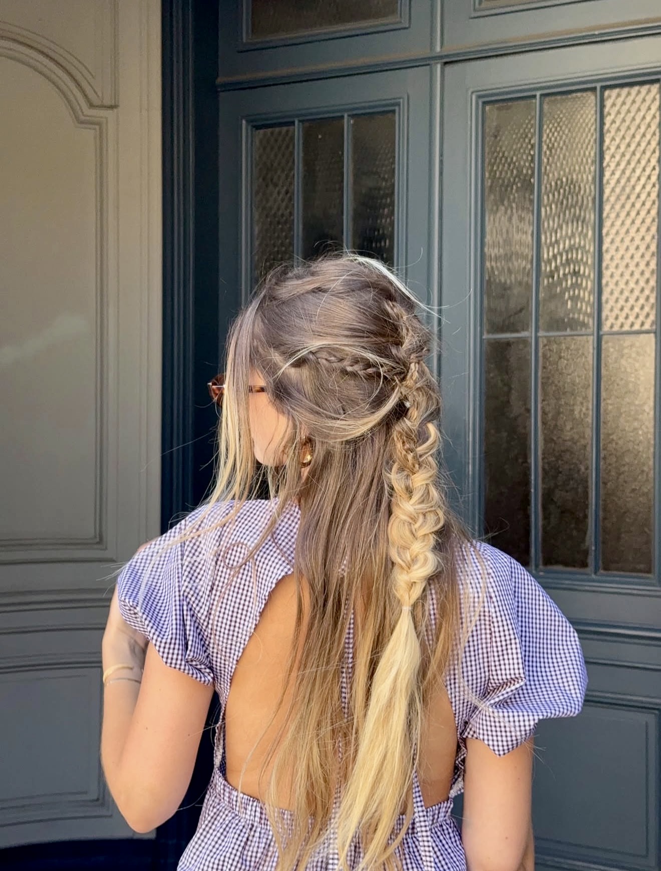 Effortless Half-Up Braids With Loose Waves