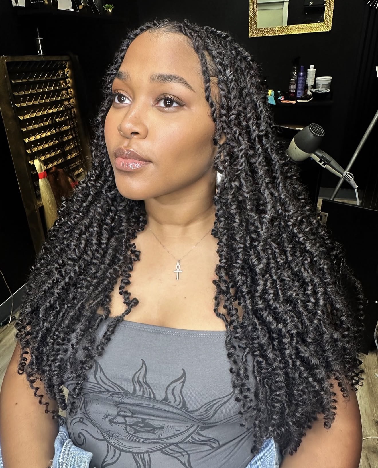Effortless Mid-Back Passion Twists With Defined Curls